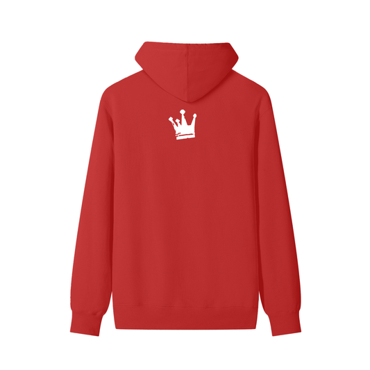 DEMROCKCITY Crown Script Hoodie – Red