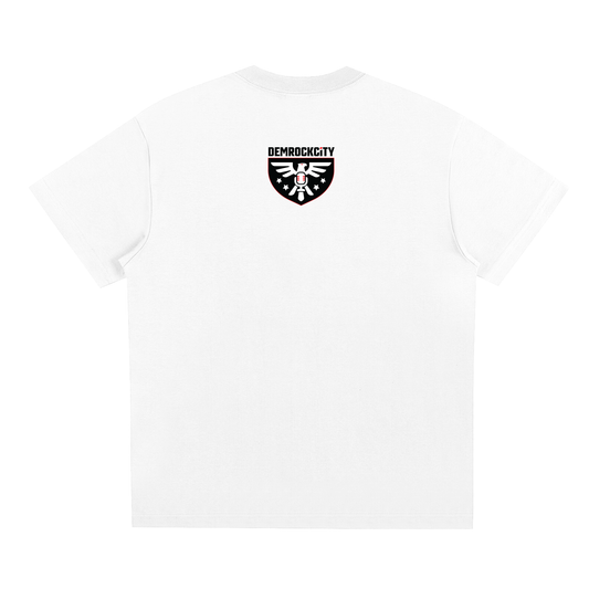 DEMROCKCITY Crown Signature Cooling Tee – White