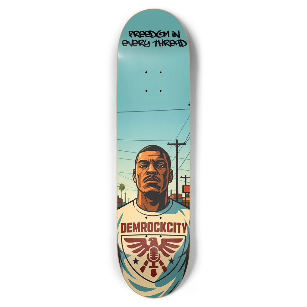 DEMROCKCITY Freedom In Every Thread Deck (8.5 × 32)